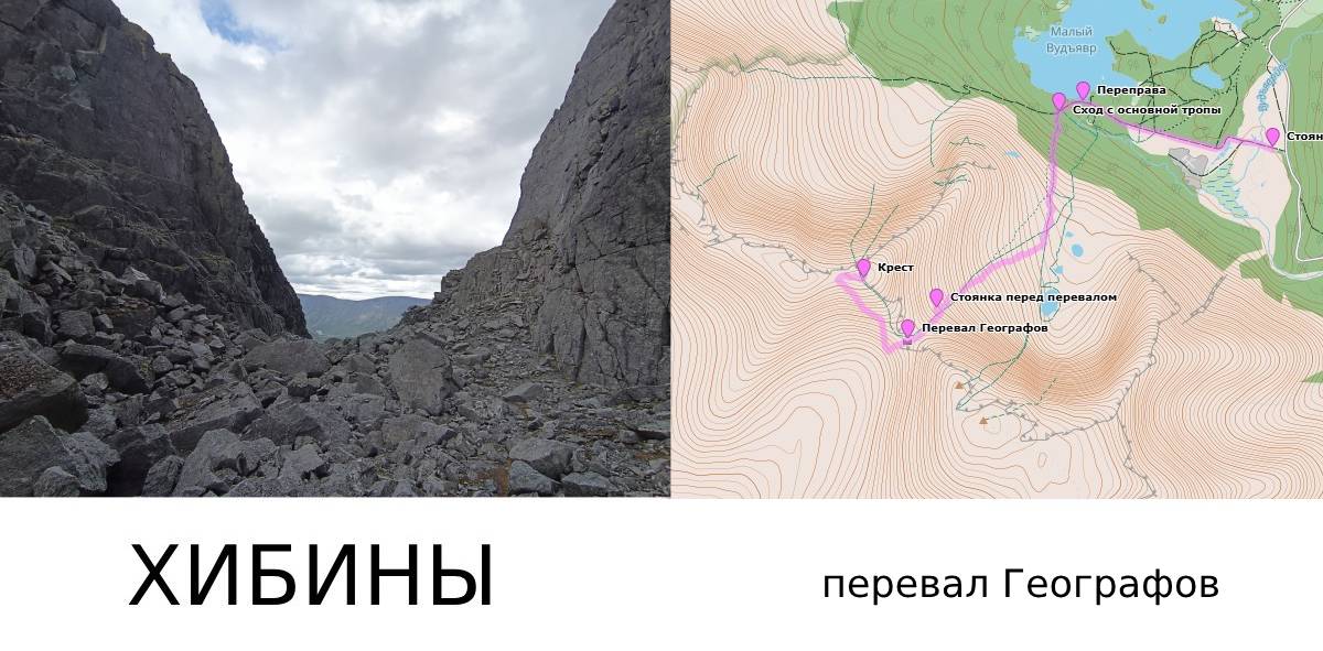 перевал Географов. Хибины.