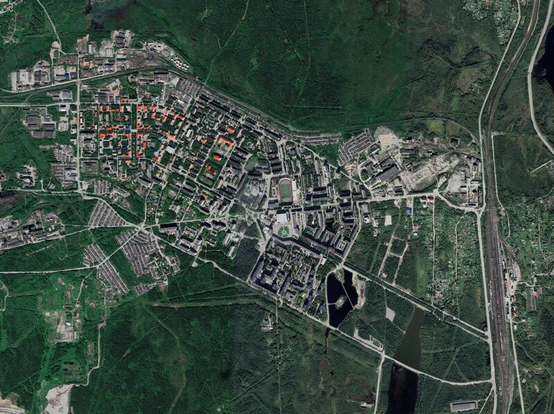 Оленегорск карта