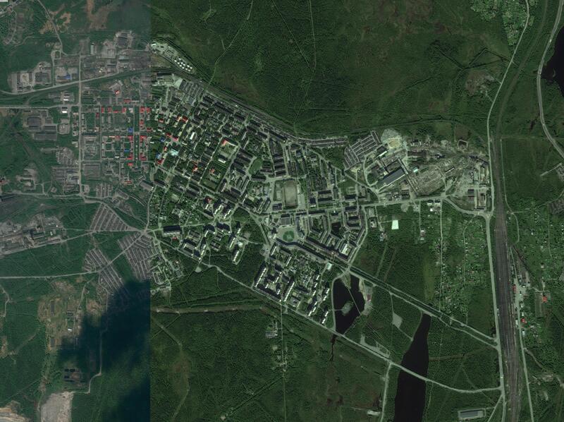 Оленегорск карта