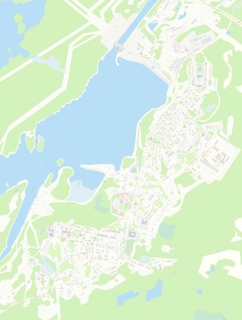Зеленоборский карта